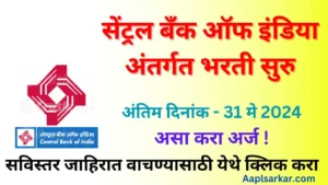 Central Bank Of India Recruitment 2024