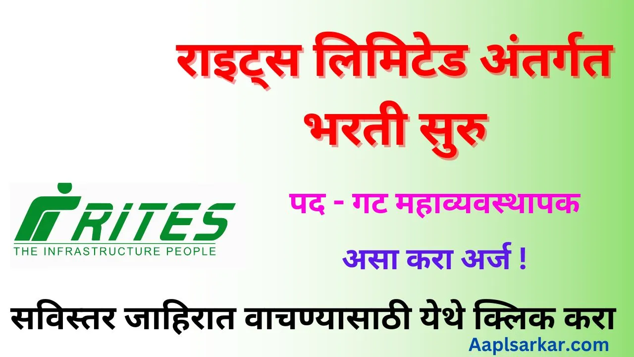 RITES Limited Recruitment 2024